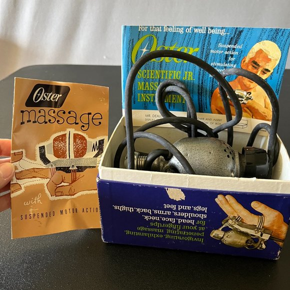 Vintage Retro Hand Held Electric Massager by Oster - Picture 3 of 6
